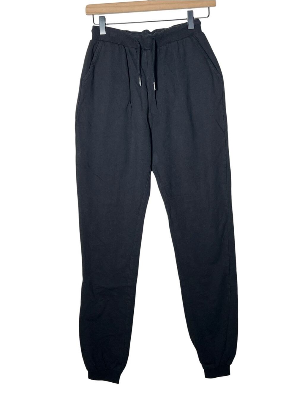ASOS  Black Drawstring Jogger Pants size 2 Tall B87
